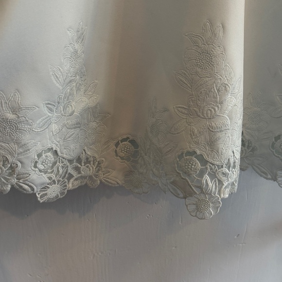 Ted Baker Light Mint Lace Yoke Fit-and-Flare Dress - Picture 4 of 4